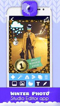 Winter Photo Studio Editor App screenshot 4