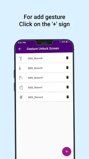 Gesture Unlock Screen: Lock Screen by Gesture screenshot 4