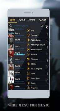 BlackPlayer Music Player screenshot 2