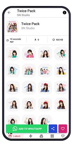 Kpop Idol Stickers for WhatsApp screenshot 7