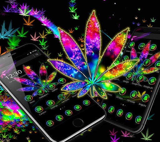 Violet Neon Polychrome Theme screenshot 3