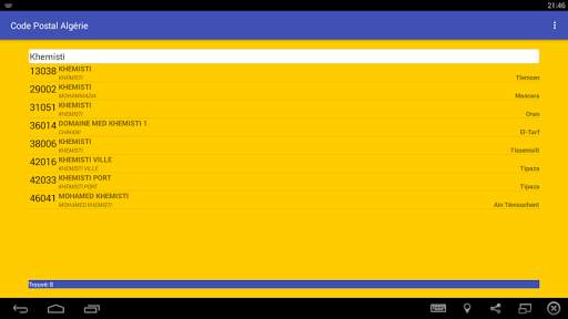 Code Postal Algerie screenshot 4