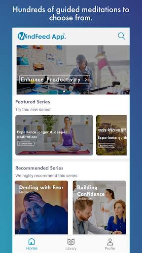 MindFeed App - Mindfulness & Meditation screenshot 1