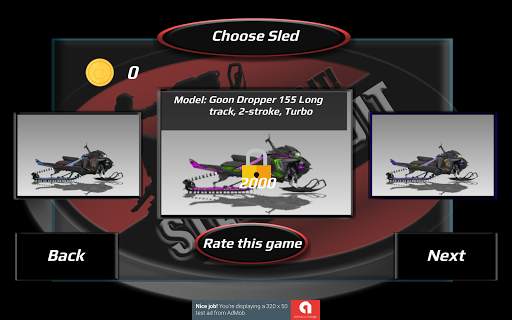 Sled Bandit - Snowmobile Racing Game screenshot 14