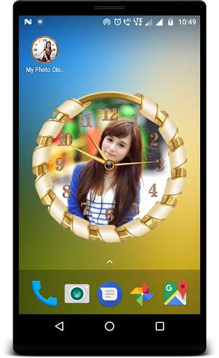 My Photo Clock live wallpaper screenshot 1