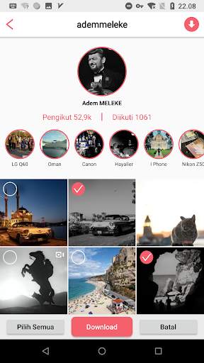 InsTake for Instagram - unduhan video & foto screenshot 3