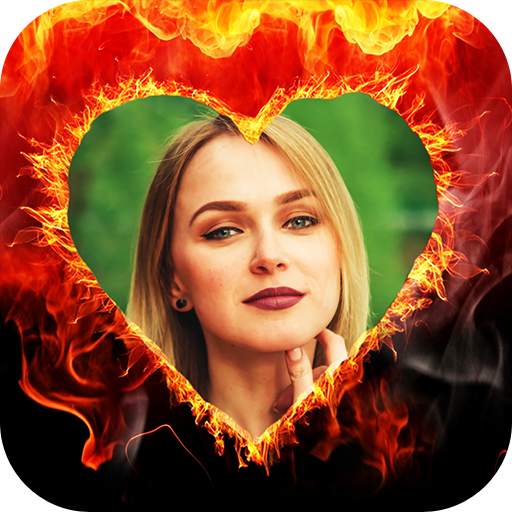 Fire Text Photo Frame - Fire Text Photo Editor 1.0