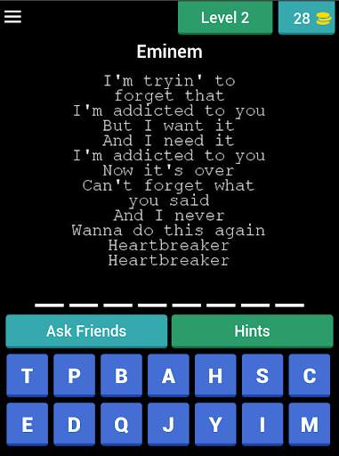Guess the song - Eminem screenshot 10