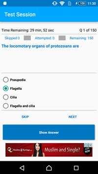 Zoology MCQs Exam Test screenshot 3