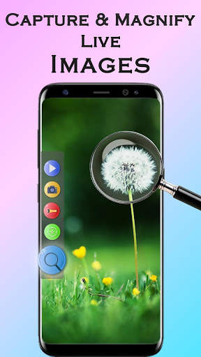 Digital Magnifying Glass with Flashlight and Zoom screenshot 1