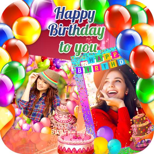 Happy birthday dual photo frame 1.3