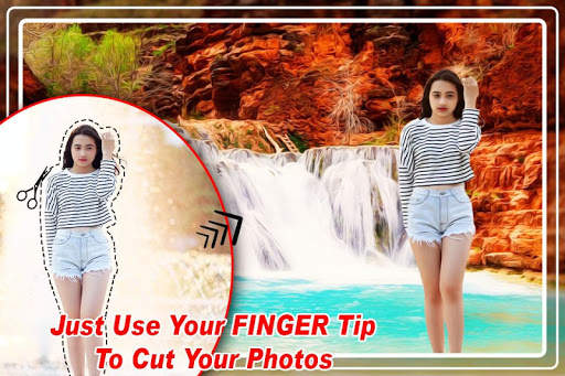 Waterfall Photo Frame : Cut Paste Editor screenshot 2