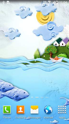 Paper World Live Wallpaper screenshot 3