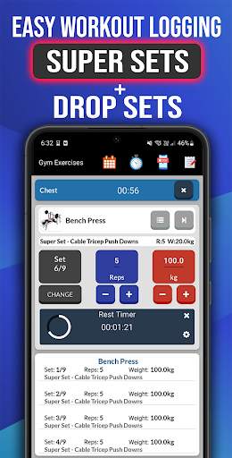 Gym Exercises & Workouts screenshot 5