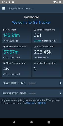 GE Tracker: OSRS Flipping and Money Making screenshot 1