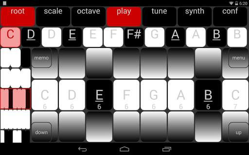 MISUCO2 microtonal sound controller   mobile synth screenshot 14