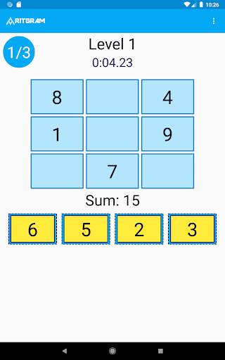 Magic Squares - Math Puzzles - Aritgram screenshot 9