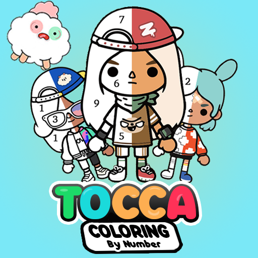 Tocca life Coloring by number icon