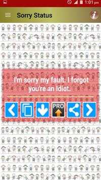 Sorry Messages Status & Quotes screenshot 3