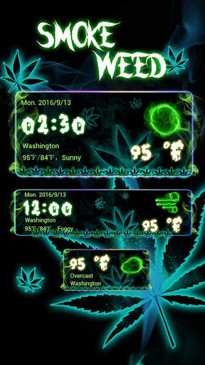 Smoke Weed GO Weather Widget screenshot 1