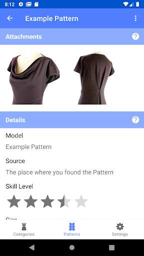 Sewing Patterns Lite screenshot 2
