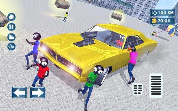 Stickman Destruction Car Driving 3D: Annihilation screenshot 3
