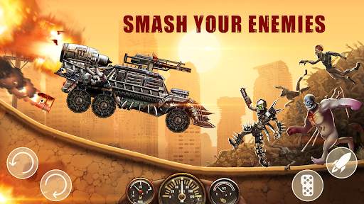Zombie Hill Racing: Earn Climb screenshot 2