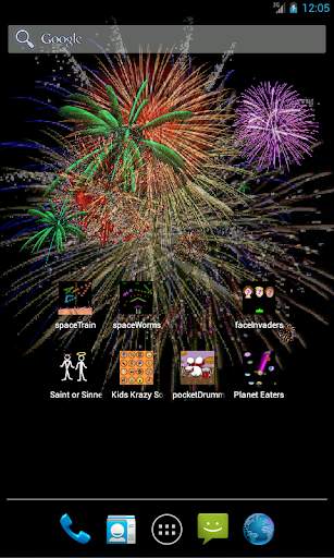 LWP Fireworks, Live Wall Paper screenshot 3