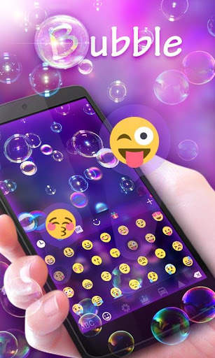 Bubble GO Keyboard Theme Emoji screenshot 3