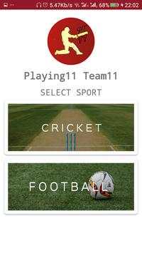 Playing11 Team11 screenshot 1