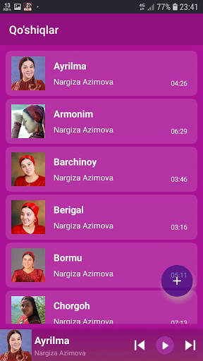 Nargiza Azimova qo'shiqlari screenshot 1