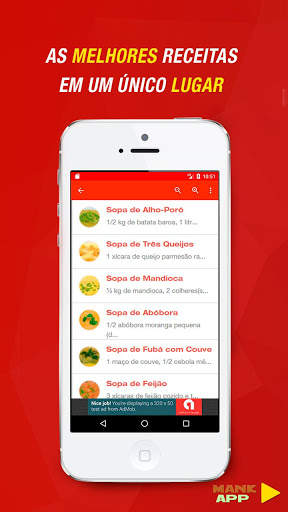 Receitas de Sopas screenshot 1