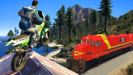 EZ Drive - Train Racer - Train Surfer, Bike Race screenshot 3