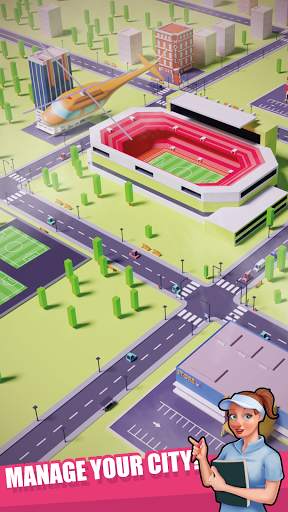 Idle Football Empire- Simulasi screenshot 1