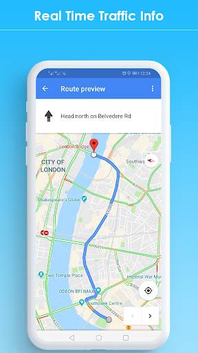 GPS Route Finder Maps Navigate screenshot 3