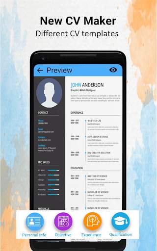 New CV maker 2021 скриншот 1