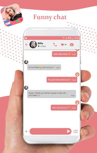 Funny Billie Eilish Fake call screenshot 4