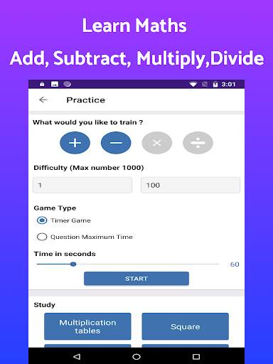 Math games - Add, Subtract, Multiply & Divide screenshot 11