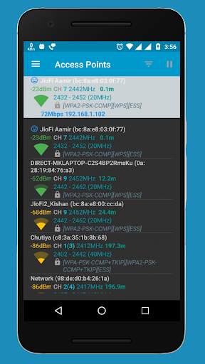 Wifi Analyzer screenshot 1
