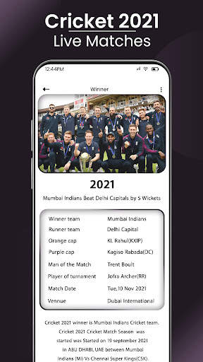 CricZaa - Cricket Live Stream, Scores & Prediction screenshot 1