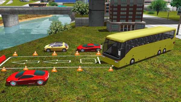 Real Coach Bus Parking Driving School 3D Simulator screenshot 5