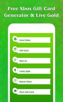 Free Xbox Gift Card Generator & Live Gold for Xbox 2 تصوير الشاشة