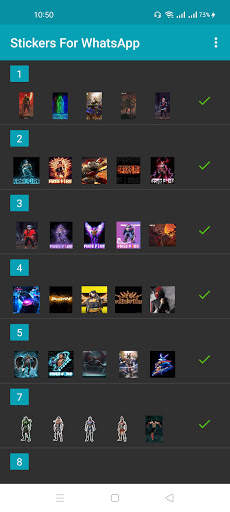 WAStickerApps - FF Stickers for WhatsApp 2021 screenshot 1