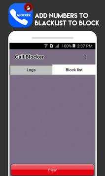 Call Blocker screenshot 1