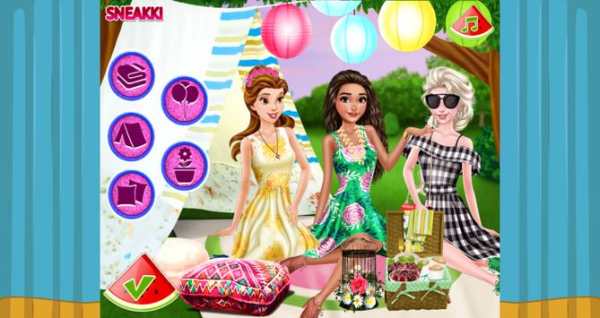 BFF Princesses Picnic Fashion 6 تصوير الشاشة