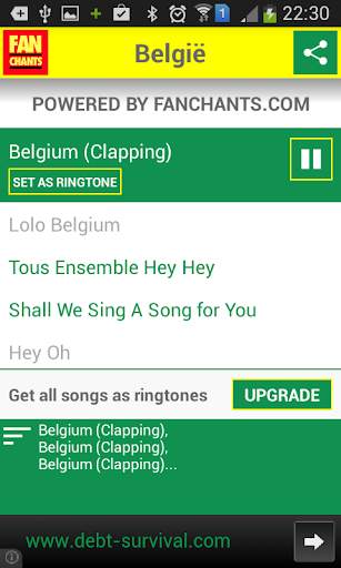 Belgium Football Songs 2014 screenshot 5