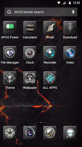 بارد فارس الظلام-APUS Launcher theme 2 تصوير الشاشة