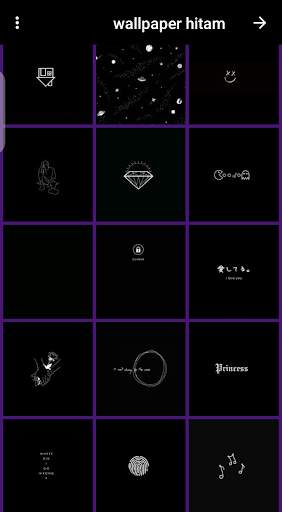 wallpaper hitam screenshot 3