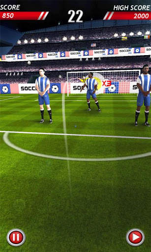 Футбол Soccer Kicks скриншот 2