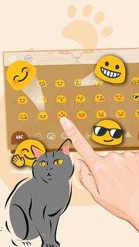 Cute Cat Keyboard Theme screenshot 2